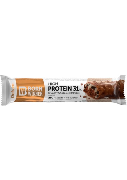 Born Wınner Deluxe Protein Bar Box 12 x 64 G Crunchy Choco Brownıe Hıgh Proteın Content No Sugar fiyatları