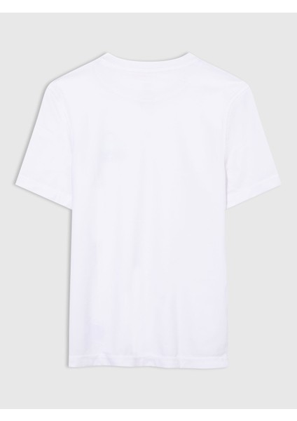 Erkek Çocuk Beyaz Grafik Baskılı Mayo T-Shirt fiyatları