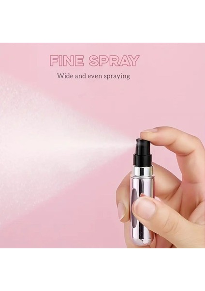 Parfüm Şişesi Çanta İçi Mini Doldurulabilir Seyahat Cep Yedek Parfüm Şişesi 5 ml fırsatları