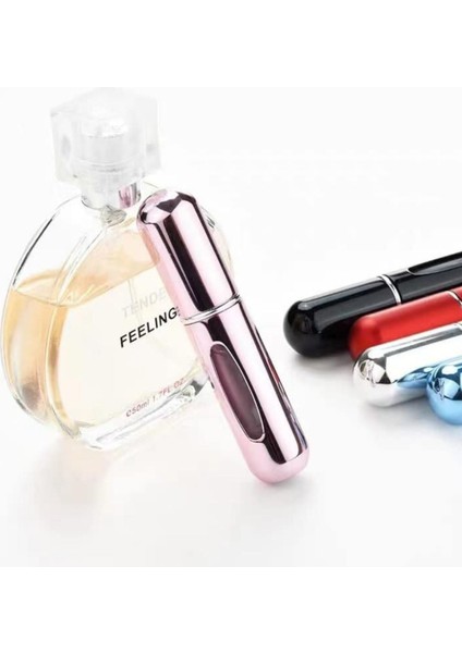 Parfüm Şişesi Çanta İçi Mini Doldurulabilir Seyahat Cep Yedek Parfüm Şişesi 5 ml indirimleri