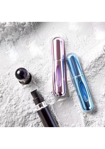 Parfüm Şişesi Çanta İçi Mini Doldurulabilir Seyahat Cep Yedek Parfüm Şişesi 5 ml