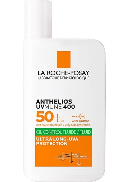 La Roche Posay Anthelios Uvmune 400 Oil Control Fluid Güneş Kremi SPF50+ 50ML