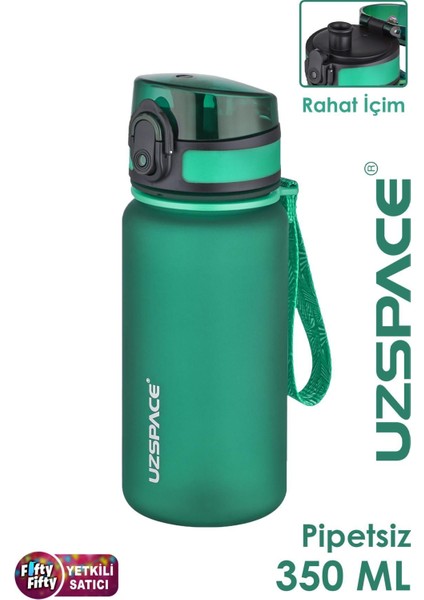 350 ml Pipetsiz Softtouch Tritan Çocuk Su Matarası -FF350MLUZS