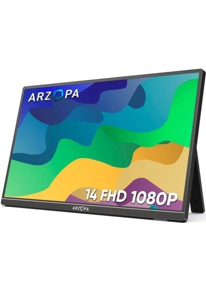 14" IPS A1S 60Hz Usb-C/mhdmı Multimedya Taşınabilir Monitör (1920 x 1080)