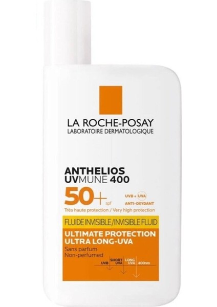 Anthelios Uvmune 400 50+ Faktör Güneş Koruyucu Yüz Kremi 50ml