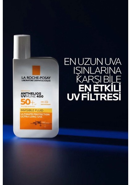 La Roche-Posay Anthelios Uvmune 400 50+ Faktör Güneş Koruyucu Yüz Kremi 50ML (2 Adet)