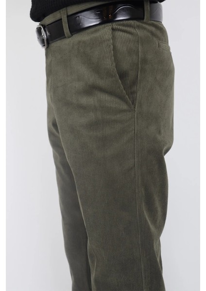 Fistan Store Erkek Klasik Kesim Yandan Cepli Boru Paça Kışlık Kadife Pantolon modelleri