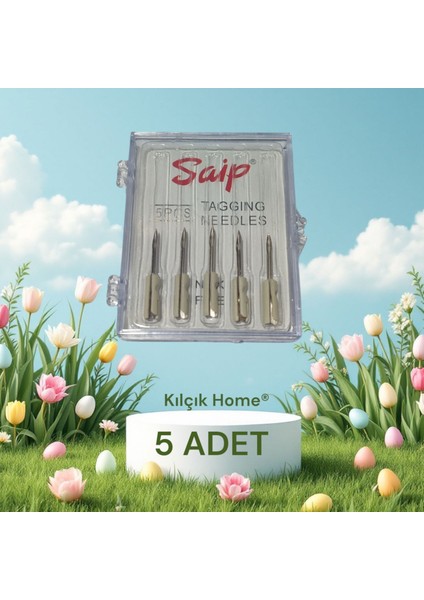 Saip Fine ince Kılçık Tabancası iğnesi Ucu Sac Plastik Dipli