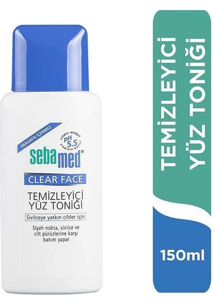 Sebamed Clear Face Akne Karşıtı Yüz Temizleyici Tonik 150 ml