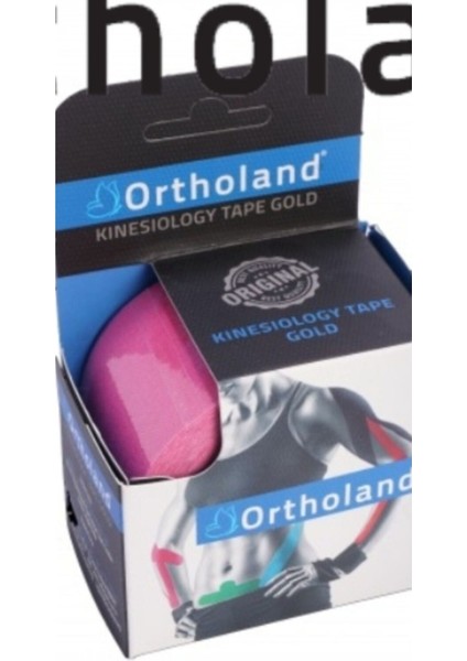 Kinezio Tape Sporcu Bandı ( 5 Adet Pembe Renk)