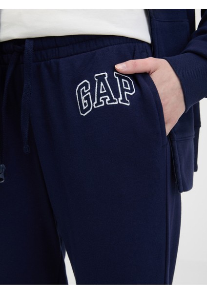 Kadın Lacivert Gap Logo Jogger Fransız Havlu Kumaş Eşofman Altı fiyatları