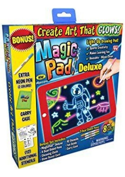 Magic Pad Çocuk Eğitici Sihirli Işıklı Kalemli Öğretici Pili Pad (7272) fiyatları