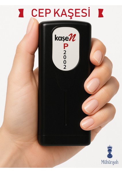 P2002 Kişiye Özel Cep Kaşesi - Siyah
