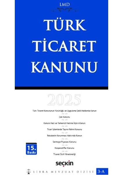 Türk Ticaret Kanunu / Lmd – 3A