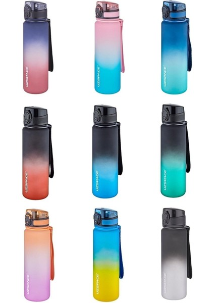 500 ml Soft Touch Çift Renk Motivasyon Tritan Su Matarası