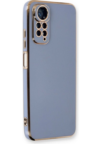 Xiaomi Redmi Note 11 Kılıf Volet Silikon - Mavi Inslm