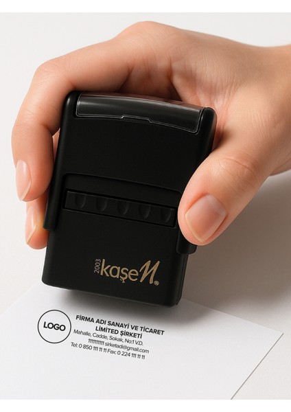 2003 Logolu Şirket Kaşesi - Mavi