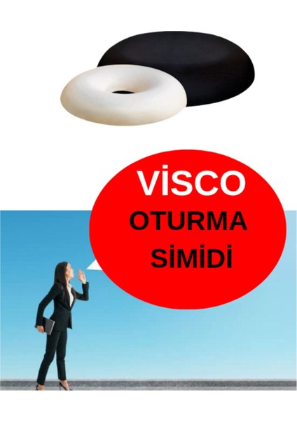 Visco Oturma Simidi Minderi Yastığı Hemeroid Sonrası Yastık Minder Medikal