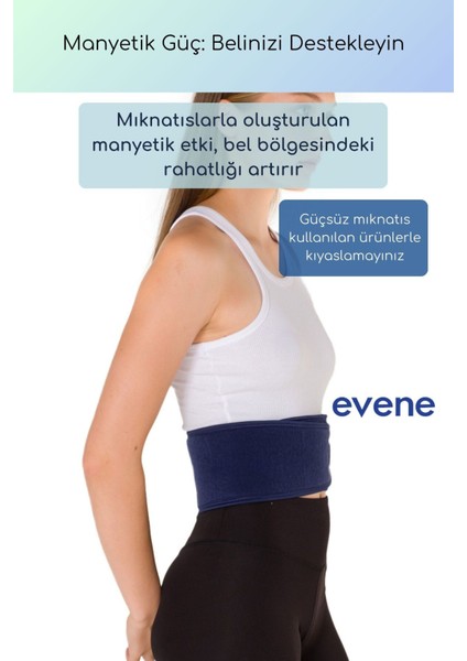 Bel Korsesi Mavi Manyetik Göbek Korsesi