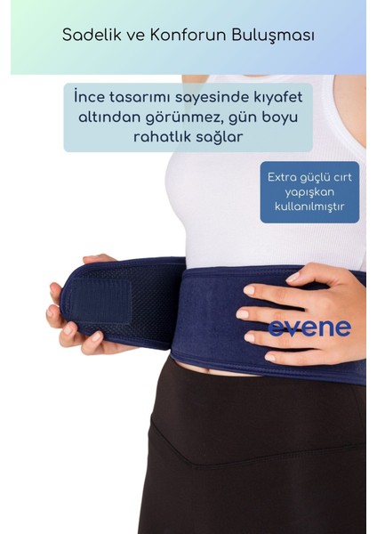 Bel Korsesi Mavi Manyetik Göbek Korsesi