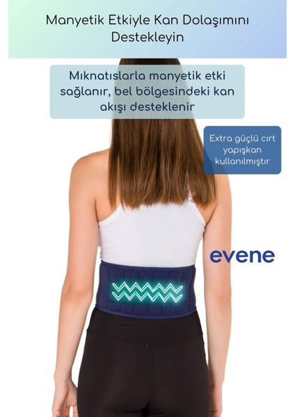 Bel Korsesi Mavi Manyetik Göbek Korsesi