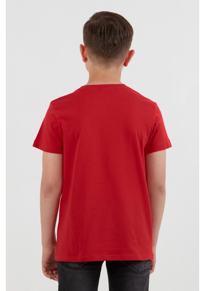 %100 Pamuk New York Baskılı Erkek Çocuk Tişört modelleri