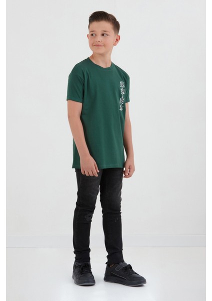 %100 Pamuk Baskılı Erkek Çocuk Tişört indirimleri