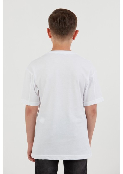 Ayıcık Baskılı Bisiklet Yaka Erkek Çocuk Tişört fırsatları