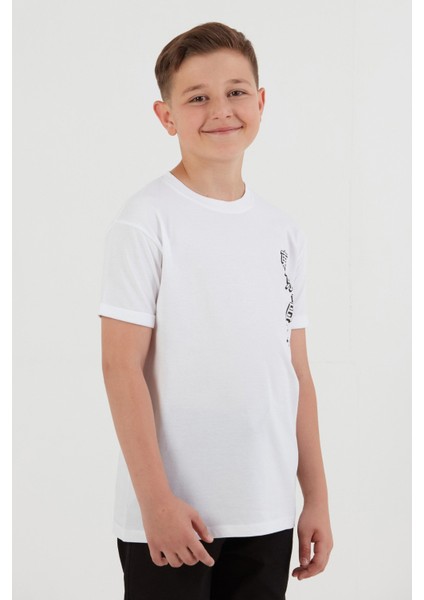%100 Pamuk Baskılı Erkek Çocuk Tişört modelleri