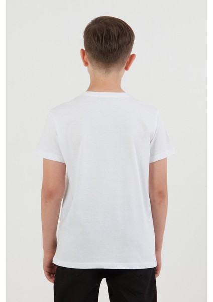 %100 Pamuk Brooklyn Baskılı Erkek Çocuk Tişört modelleri