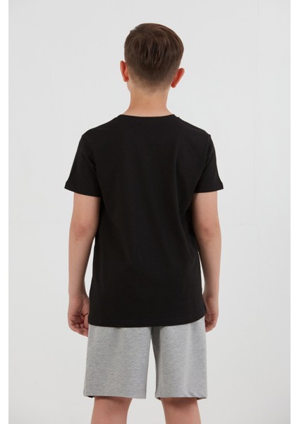 %100 Pamuk Brooklyn Baskılı Erkek Çocuk Tişört fırsatları