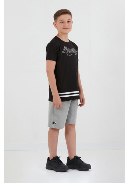 %100 Pamuk Brooklyn Baskılı Erkek Çocuk Tişört indirimleri