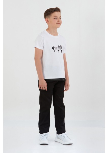 Keep Strong Baskılı Erkek Çocuk Tişört fiyatları