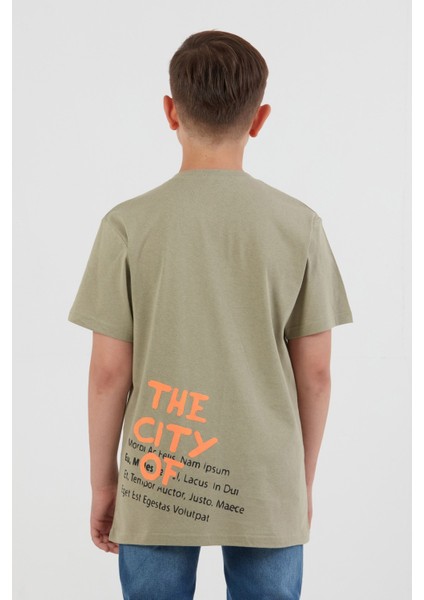 %100 Pamuk Trying Baskılı Erkek Çocuk Tişört fırsatları