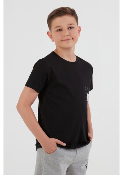 %100 Pamuk Baskılı Erkek Çocuk Tişört indirimleri