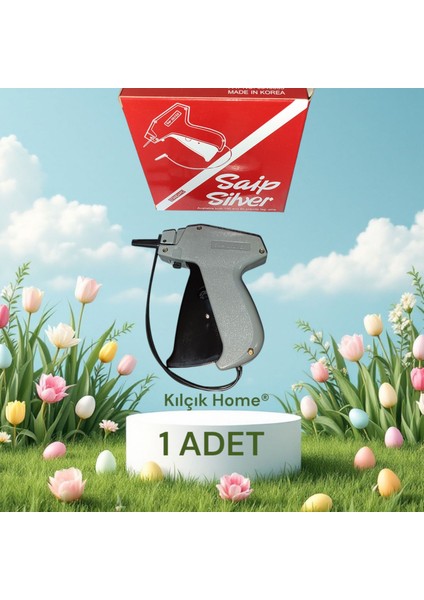 Saip Silver Standart Kalın Uçlu Kılçık Etiket Tabancası