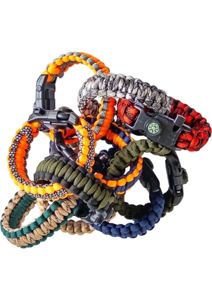 Paracord, Bileklik, El Yapımı, Hayatta Kalma Seti, Outdoor