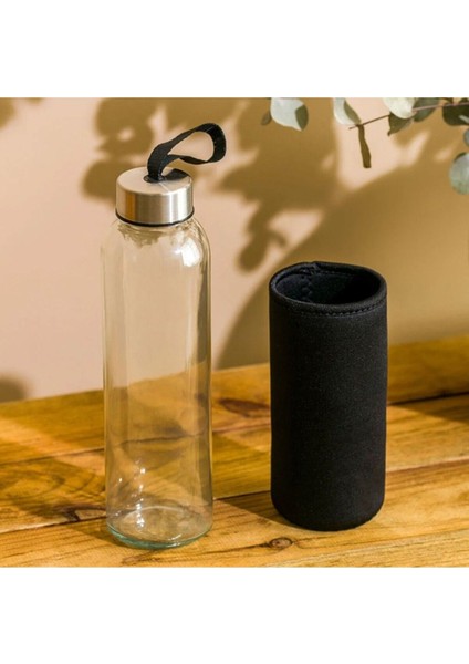 Kılıflı Cam Matara – 500 ml