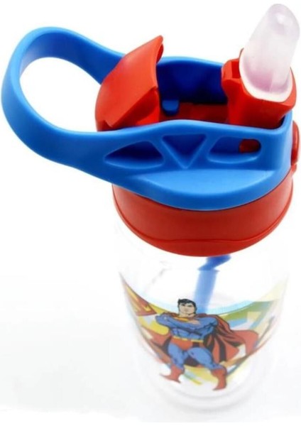Süperman Figürlü Pipetli Matara 480 ml TP696-51 fiyatları