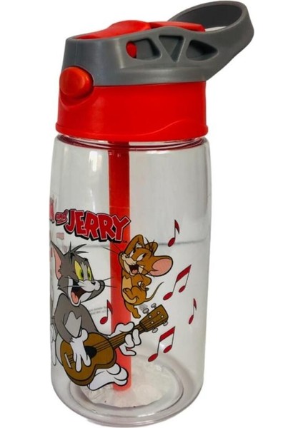 Tom Jerry Figürlü Pipetli Matara 480 ml TP69657