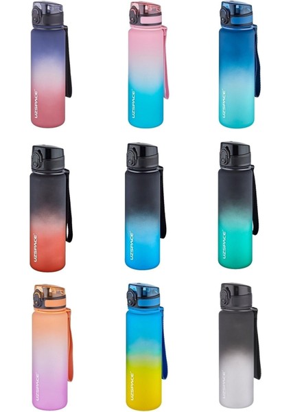 500ML Soft Touch Çift Renk Motivasyon Tritan Su Matarası indirimleri