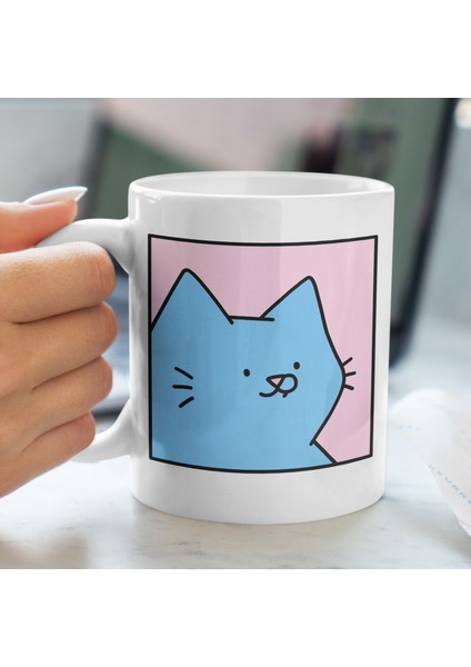 Kupa Bardak - Kedi Desenli Kupa Bardak - Hediyelik Kupa Bardak fiyatları