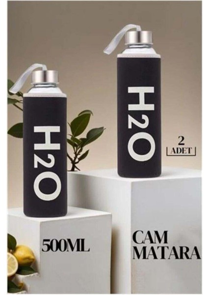 Cam Matara 2 Li Set Siyah 750 ml Missana Design 719160