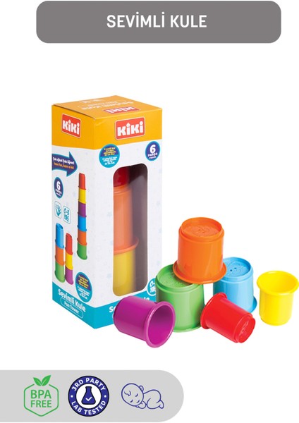 Kiki Sevimli Kule 6 Parça AE-1611