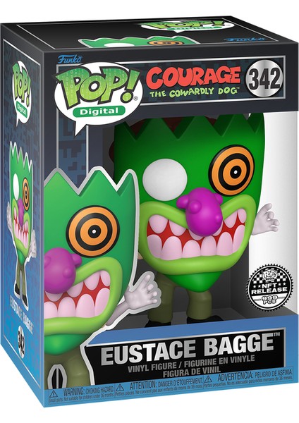 Pop! Digital - Cartoon Network - Courage The Cowardly Dog - Eustace Bagge (Grail) Digital Nft Release #342 fiyatları