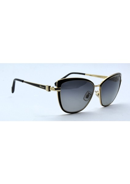 Chopard Cateye SCHC16S 301P Gold Black Polarized 57MM Swaroski Stone Güneş Gözlüğü fiyatları