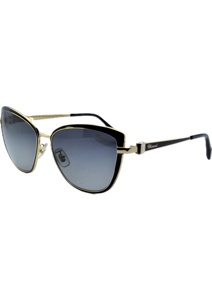 Chopard Cateye SCHC16S 301P Gold Black Polarized 57MM Swaroski Stone Güneş Gözlüğü indirimleri