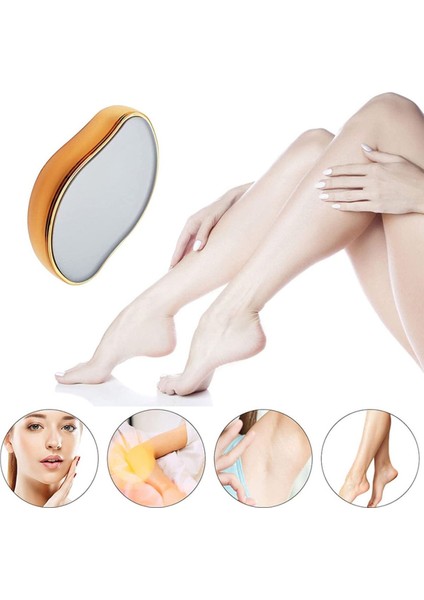 Nano Teknoloji Kristal Epilasyon Aleti Unisex Güzellik Silgisi Tüy Dökücü Vücut Cilt Bakım