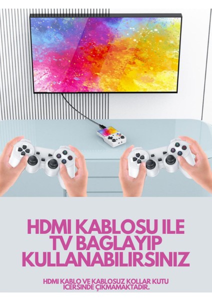 El Atarisi 3.5" Ultrahd Ekran Gamepad Retro Atari Psp/ps1/neogeo Fıfa Gta 20.000 Games Oyun Konsolu