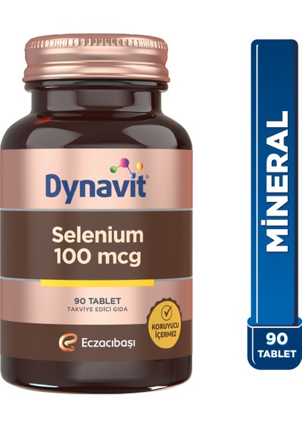 Selenium 100 mcg 90 Tablet - Selenyum